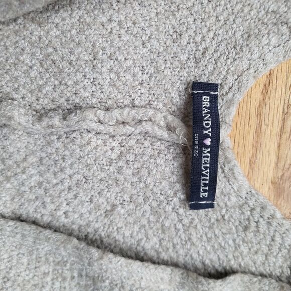 Brandy Melville Made in Utaly Open Front Cardigan Cotton Blend OS - Picture 2 of 13